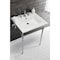 Fauceture Continental 25"x22" Ceramic Vanity Top W/ Integrated Basin 3H, White LBT25227W38 - alternate 6